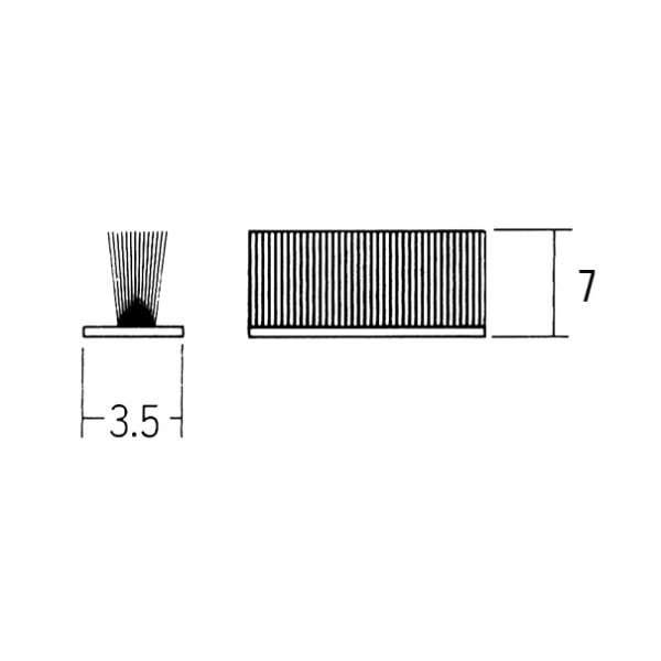 網戸モヘア 切り売り ベース巾3.5mm× 5ミリ・7ミリ・9.5ミリ | 網戸 | モヘア |  サッシ部品の販売や通販専門店のサッシコンビニのサッシの商品紹介｜YKKや三協立山など各メーカー商品のこともご相談ください。