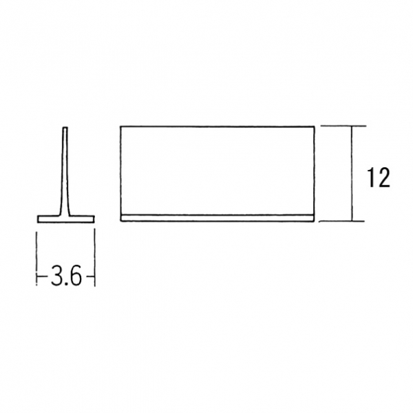 防虫ゴム ベース巾3.6mm×12mm | 網戸 | モヘア | No.132 サッシ部品の販売や通販専門店のサッシコンビニのサッシ の商品紹介｜YKKや三協立山など各メーカー商品のこともご相談ください。