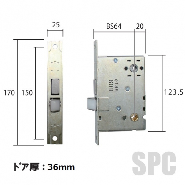 マンションドア錠セット品 MIWA LSP 三和ドア □部品販売も可能です