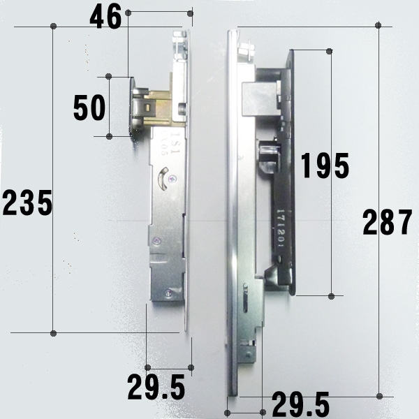 MZHZHAC50]LIXIL/トステム 引戸用シリンダー錠(サムターン) 室内引戸部品-
