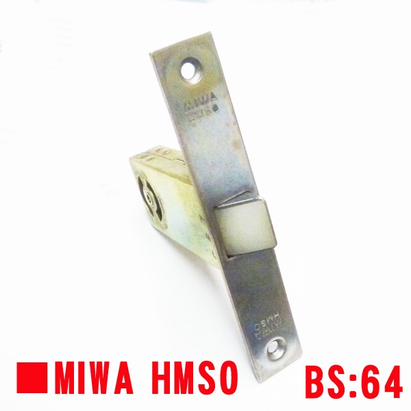 175-KS-089 空錠 MIWA HMSOケース BS:64 フロント付 | ドア錠