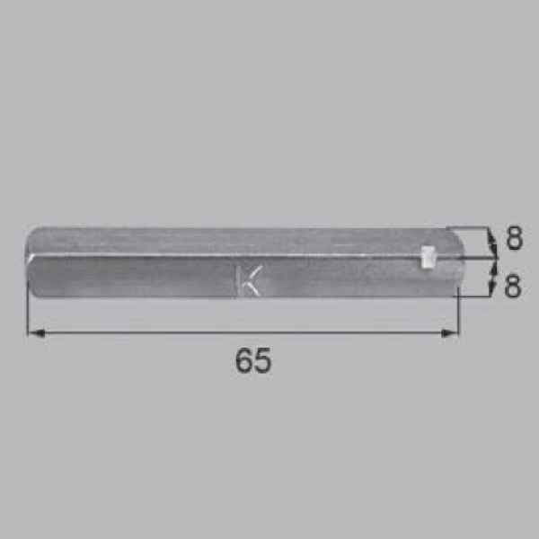 ビル用 ATL-413用角軸（L=65mm） | クレセント・ハンドル・補助錠