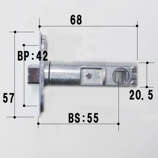 ラッチ 川口技研 GIKEN GATE バックセット55mm LB55Zタイプ | ドア錠・ハンドル・取っ手 | GIKEN・川口技研 |  サッシ部品の販売や通販専門店のサッシコンビニのサッシの商品紹介｜YKKや三協立山など各メーカー商品のこともご相談ください。