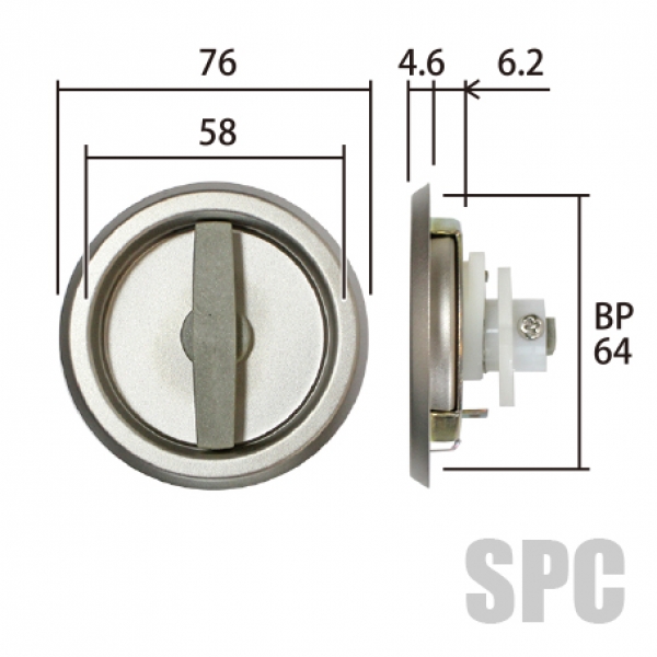 セール＆特集＞ エスコ ESCO 65mm キャスター 固定金具 低床重荷重