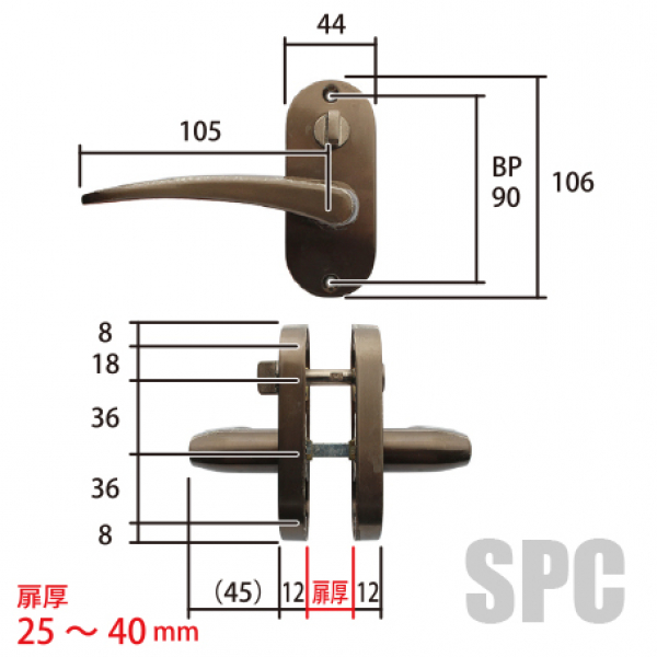 ALPHA・ワラビィ 表示錠・小判座 KT-68 | リビング・室内建具 | 室内建具レバーハンドル/ラッチ/ケース/小判座 |  サッシ部品の販売や通販専門店のサッシコンビニのサッシの商品紹介｜YKKや三協立山など各メーカー商品のこともご相談ください。