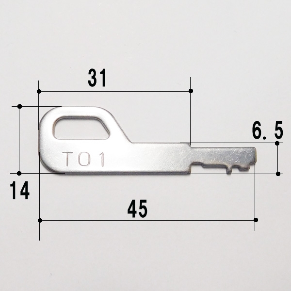 出来合いキー　　　　　　刻印　T01　T04