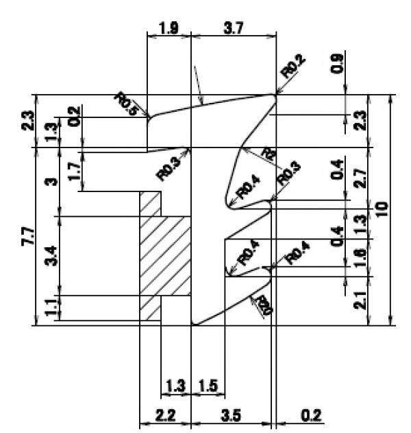 TOSTEM　先付ビート　　YFB■171 　　　   50Ｍ巻